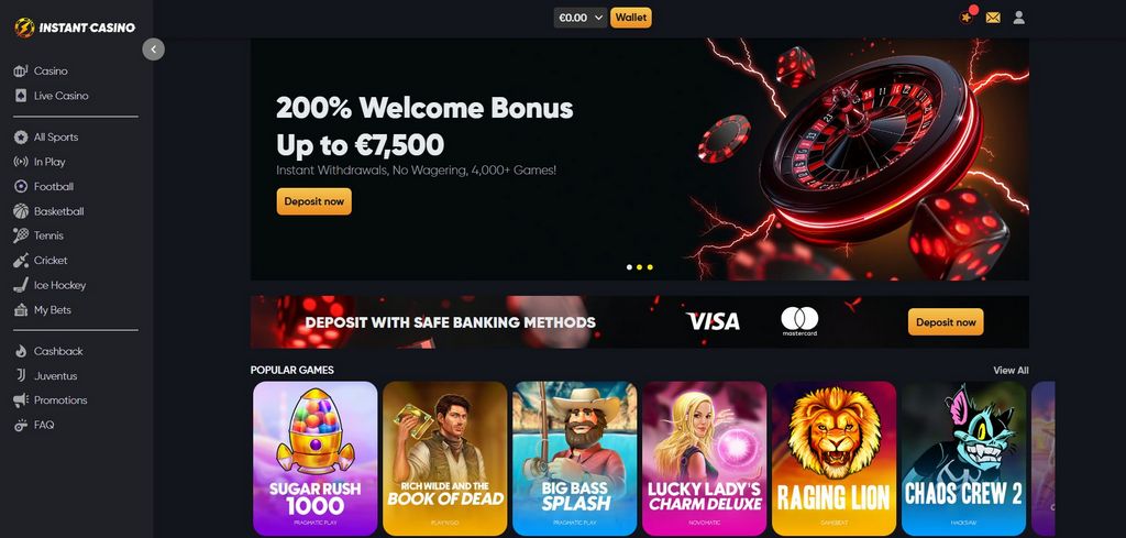 Site de casino immédiat – Profitez de retraits immédiats